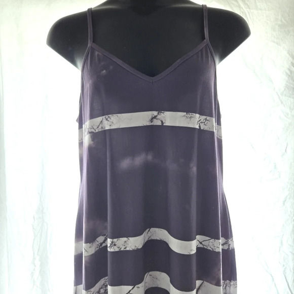 Purple Abstract Sundress NWT - Picture 2 of 7